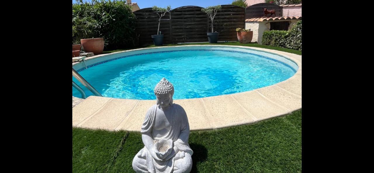 Piscine Cosy, 3 Chambres, 3 Sdb, Havre De Paix A 10 Min Des Plages Mauguio Exterior photo